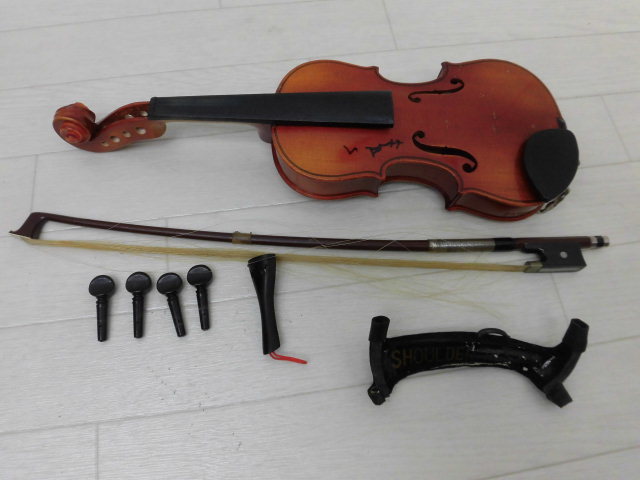 Suzuki スズキ No.320 サイズ表記1/16 バイオリン 鈴木ヴァイオリン バイオリン ハードケース 子供用 レトロミュージック当時物・管925-59