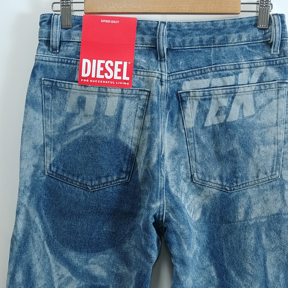 W32L30/新品 DIESEL ディーゼル サステナブル ジーンズ イタリア製 ストレッチ デニム メンズ ブランド 1955-FS3 ブルー_画像10