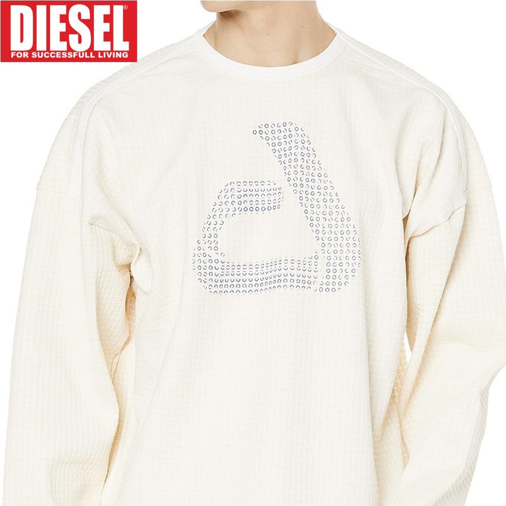 特価商品 長袖 ディーゼル DIESEL S/新品 Tシャツ ヘビーウェイト