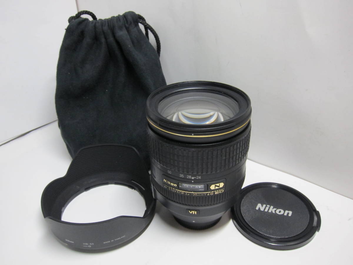 人気ブランドの Nikon AF-S ED VR N 24-120mm f4G (ナノクリ) ■動作OK■ 10680 ニコン