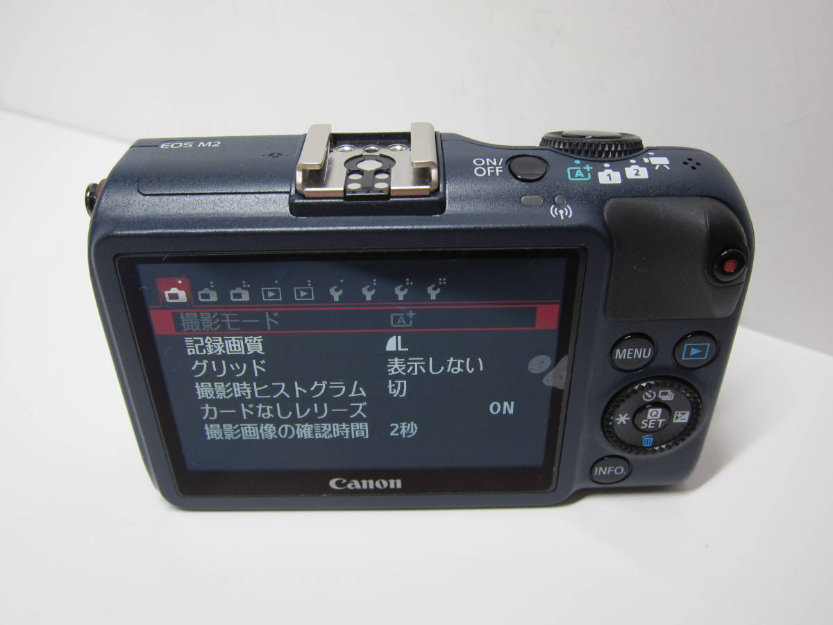 Canon EOS M2 ボディー (ベイブルー) ■美品■ 10681 _画像5