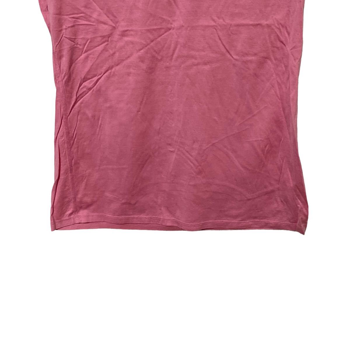 ha205 未使用 Schiesser シーサー メンズ 半袖 Tシャツ サイズ 36 ピンク 無地 木綿100％ タグ付き_画像4