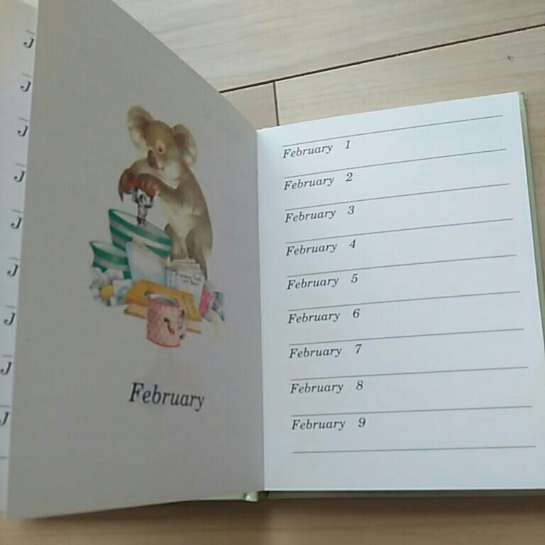 Koala\'s Birthday Book младенец рост регистрация дневник текст .книга@ размер 