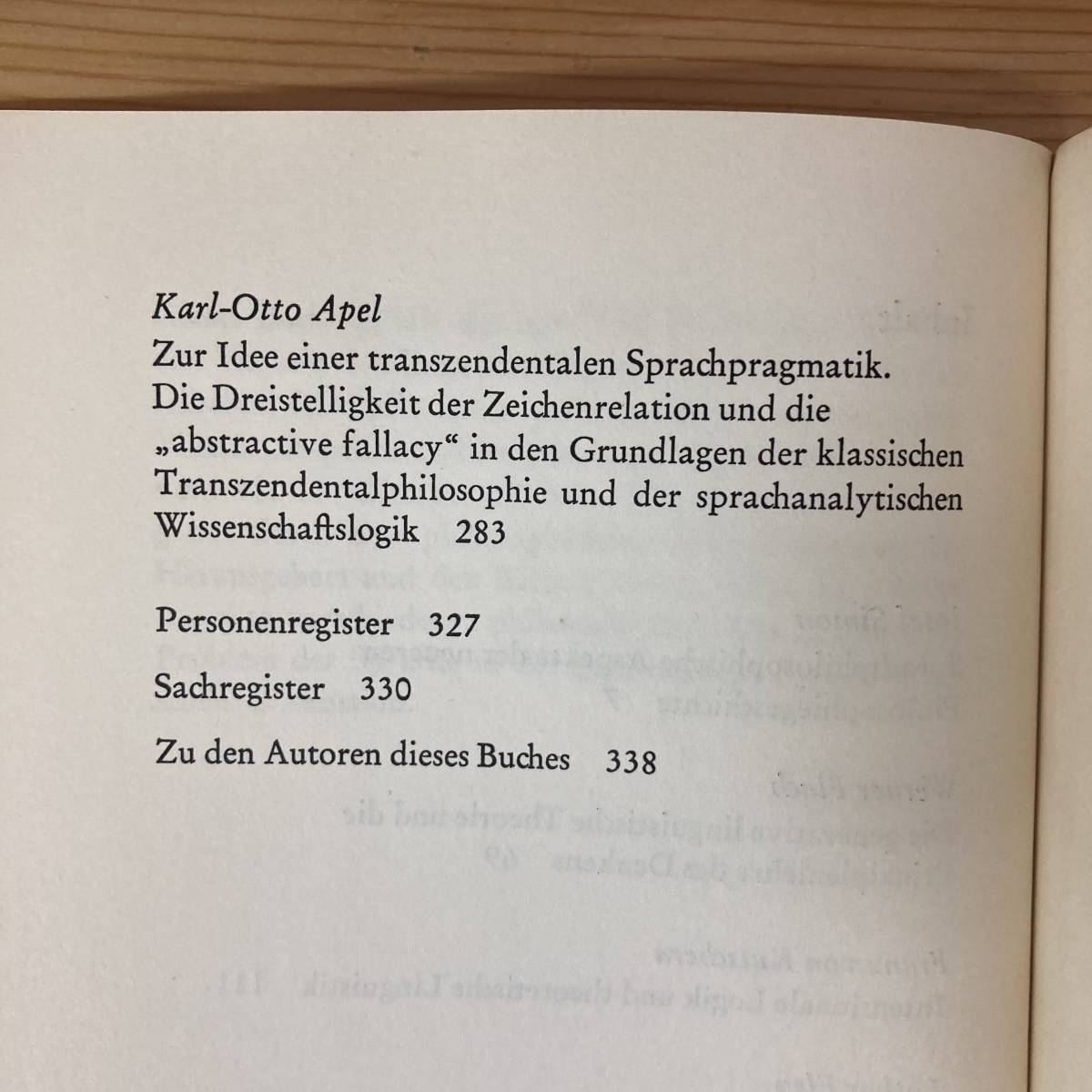 【独語洋書】Aspekte und Probleme der Sprachphilosophie / Josef Simon（編）Karl-Otto Apel他（著）【言語哲学】の画像4