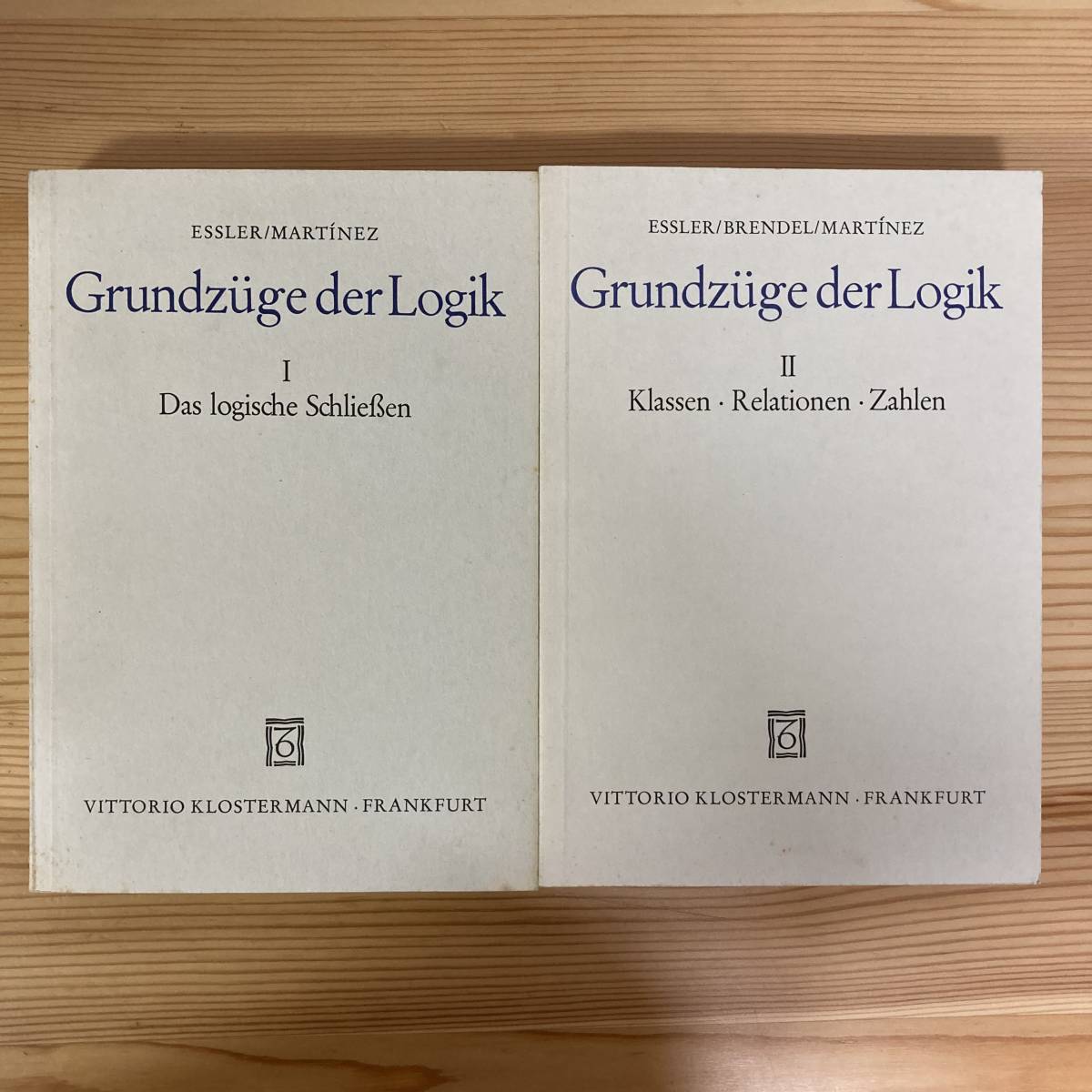 【独語洋書】Grundzuge der Logik / Wilhelm K.Essler, Rosa F.Martinez Cruzado（著）【論理学】_画像1