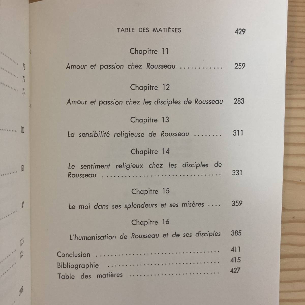 【仏語洋書】ジャン＝ジャック・ルソーと18世紀末の文学的感性 / Charles Dedeyan（著）_画像4