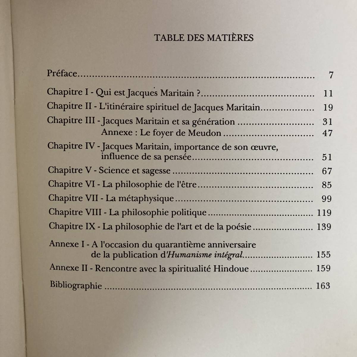 【仏語洋書】ジャック・マリタン JACQUES MARITAIN: La generosite de l’intelligence / Olivier Lacombe（著）_画像4