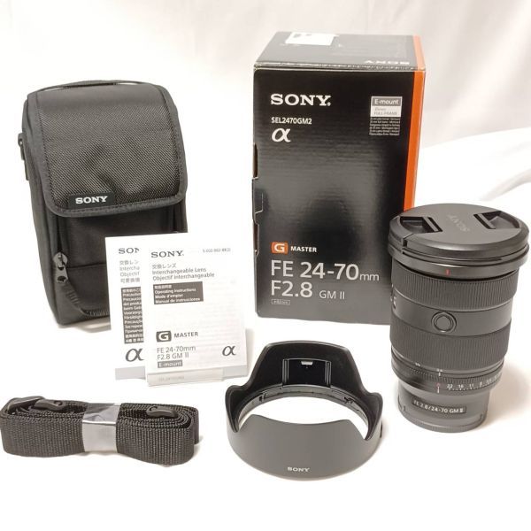 日本に 使用感激少の特上品 Sony ソニー FE24-70mm F2.8 GM2 Eマウント
