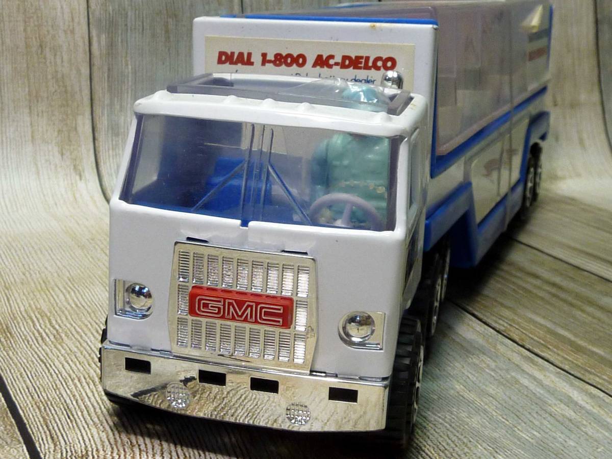 【y4988】◆AC/DELCO　エーシーデルコ　バッテリーデリバリートラックGMC◆検索モーター系アメ車ブリキビンテージレトロUSAコンボイ_画像3