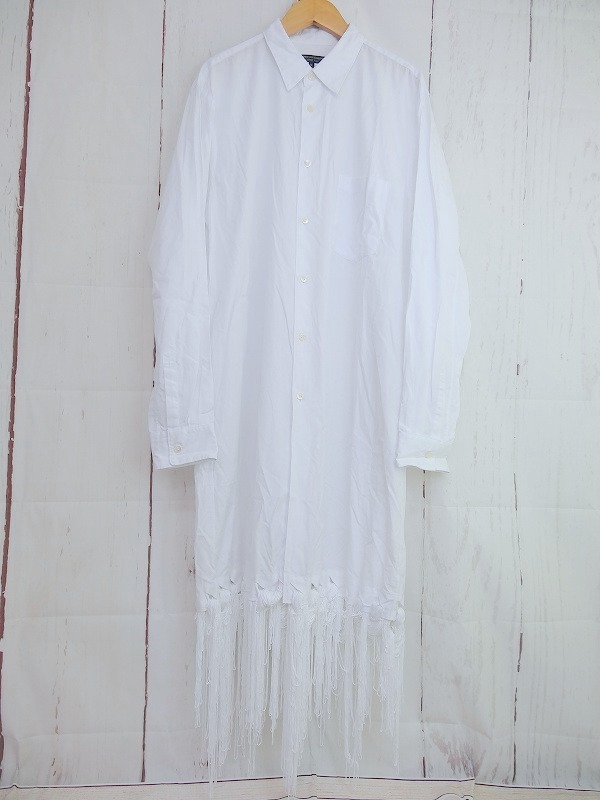 2022年春の des COMME GARCONS AD2021 PH-B018 M 綿100% ホワイト 長袖