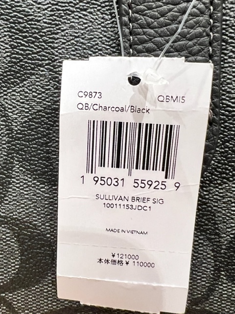 新品！COACH コーチ メンズ ショルダーバッグ C9873－QBMI5　サービス品　coachマグカップ付