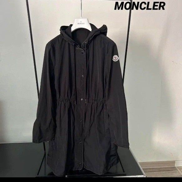 モンクレール MONCLER スプリングコート　LEBRIS ブラック　1 美品　日本正規品　レブリス