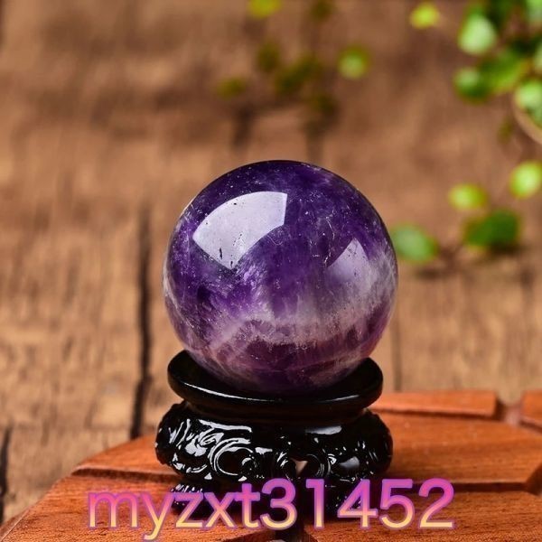 23:天然石 クリスタル 水晶 水晶玉 アメジスト ボール 癒し ヒーリング