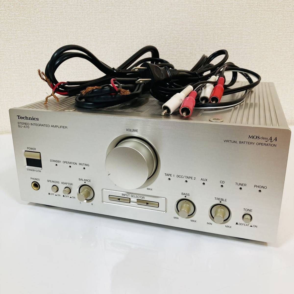 極美品】Technics SU-A70 バーチャルバッテリーオペレーション