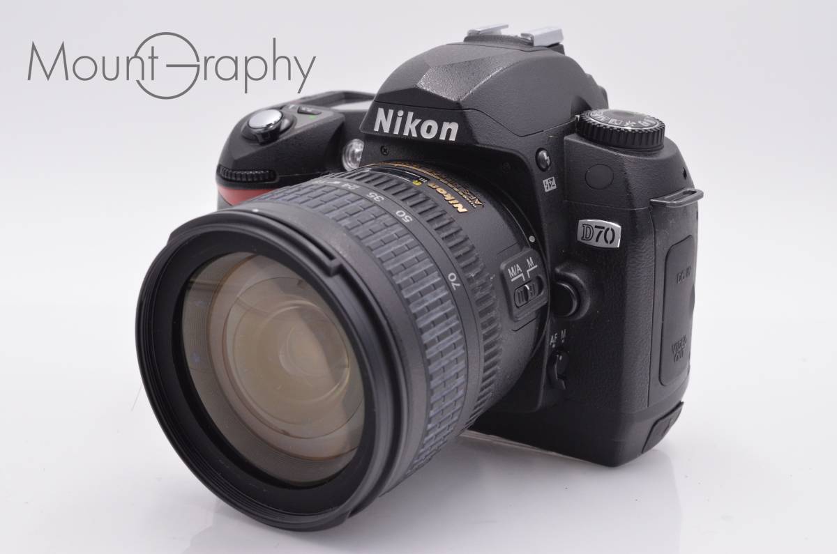 ★良品★ ニコン Nikon D70 + AF-S DX 18-70mm F3.5-4.5G ED ★完動品★ #tk933_画像1