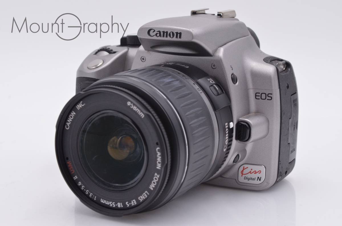 中古】 F3.5-5.6 18-55mm EF-S + N Digital Kiss EOS Canon キヤノン