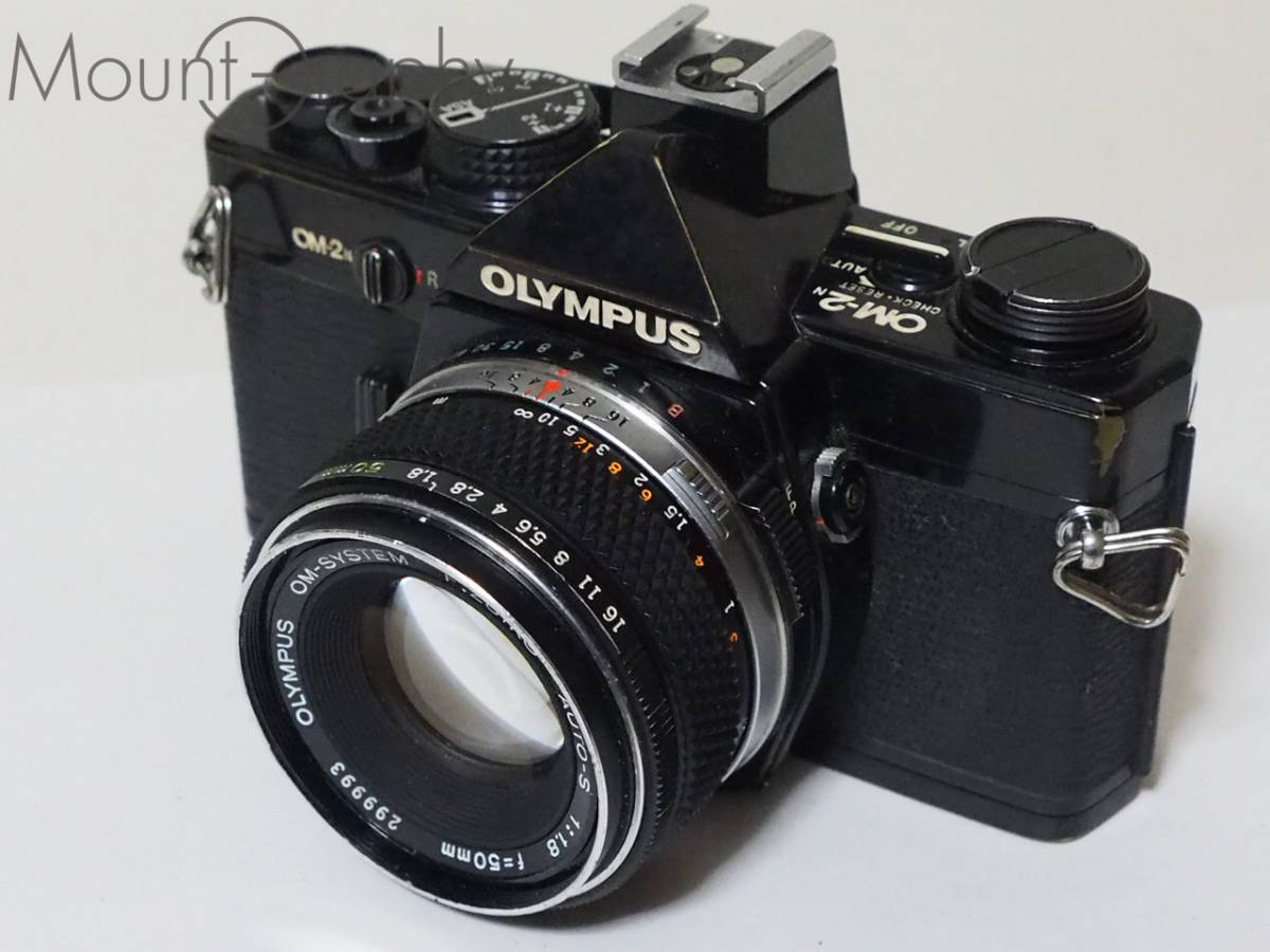 【返品不可】 F.ZUIKO + ボディ OM-2N オリンパス OLYMPUS ★特別特価★ AUTO-S #i3862 F1.8 50mm オリンパス