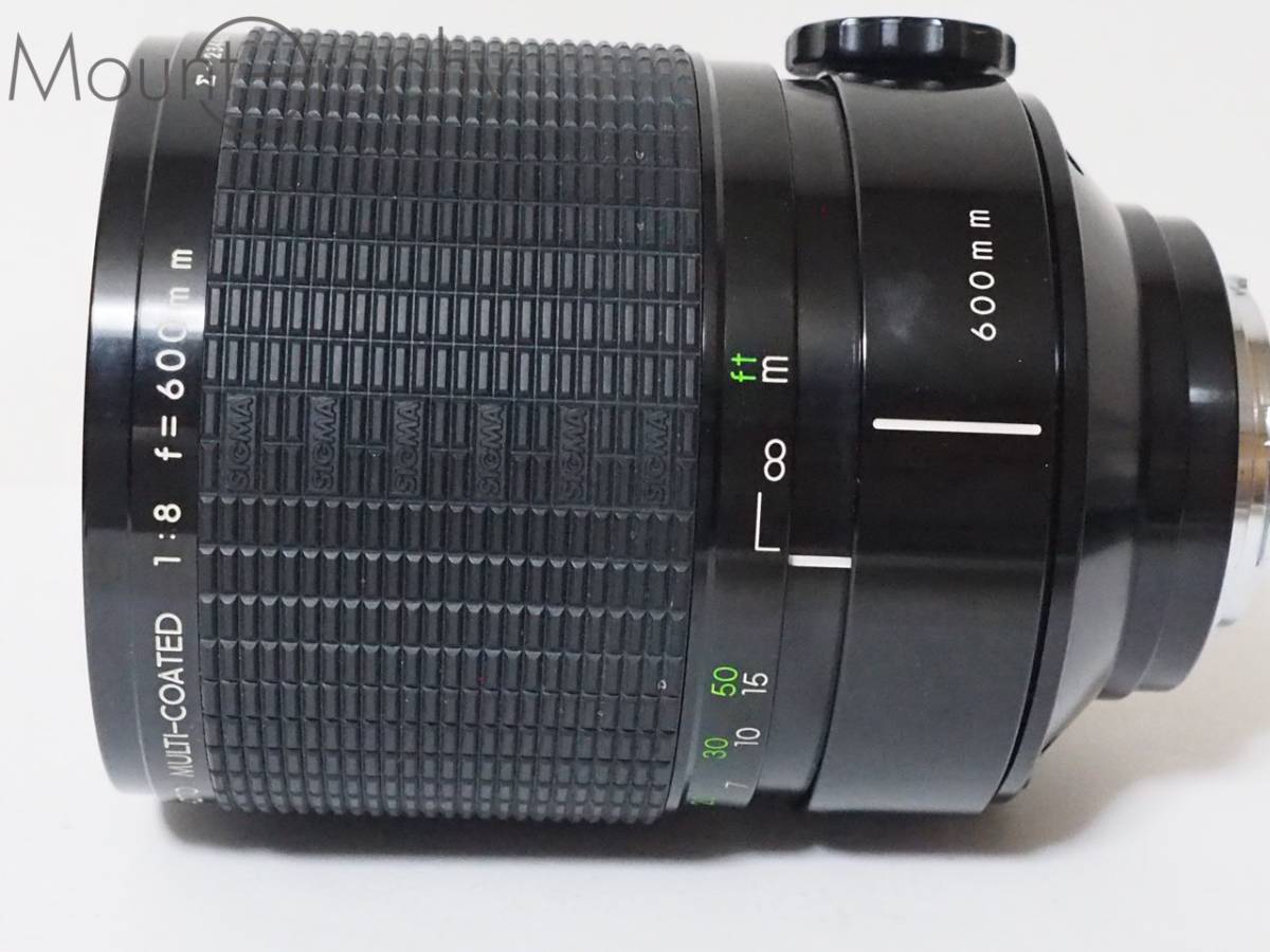 ★実用美品★ SIGMA シグマ MIRROR-TELEPHOTO 600mm F8 ★完動品★ 前キャップ、フード付 #i3894の画像5