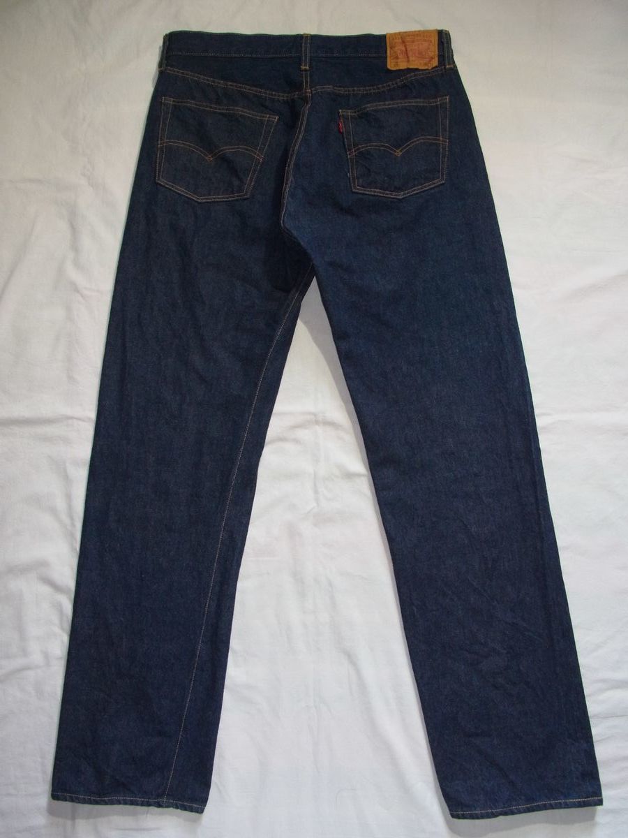 ★美品★ USA製 LEVI'S VINTAGE CLOTHING リーバイス 501 1971年 66前期 モデル BIG-E 赤耳 デニム パンツ W36×L36 ★古着 LVC 71501-0014_画像2