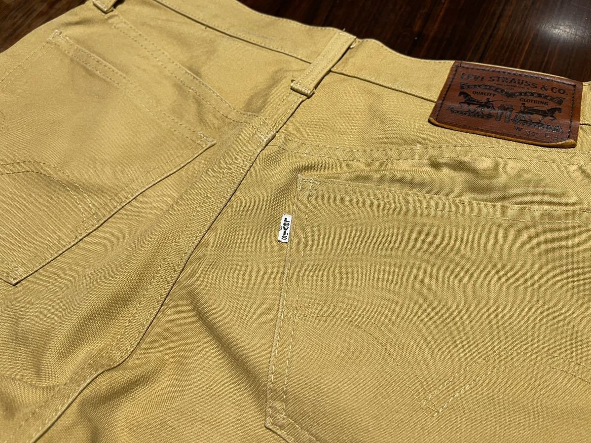 Levi`s x Filson リーバイス フィルソン コラボ 505 REGULAR STRAIGHT ティンクロス チノパン 米国製 MADE IN USA_画像4