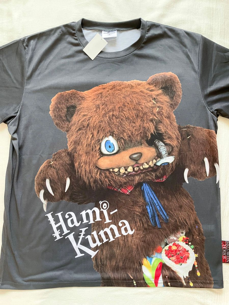 新品タグ付きユニバUSJハミクマTシャツ ティーシャツ ハロウィン 