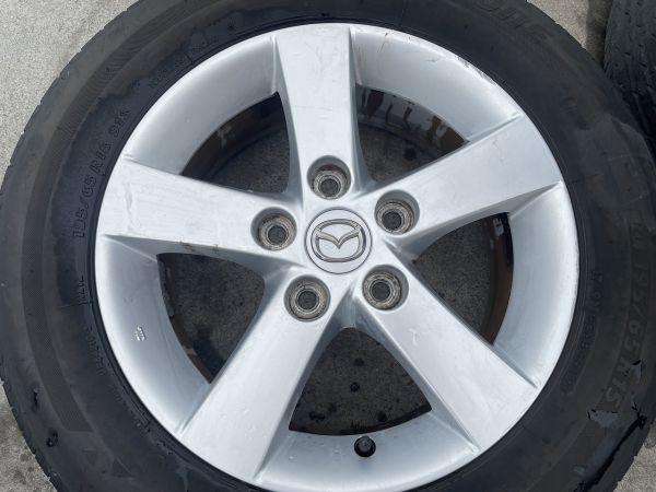 アルミホイール マツダ純正　15インチ　15×6.0J　ET52.5　195/65R15 91S　083105JO_画像4