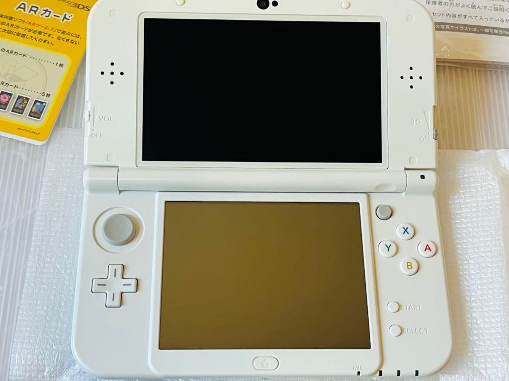 新品未使用 極上美品 New3DSLL パールホワイト white ホワイト