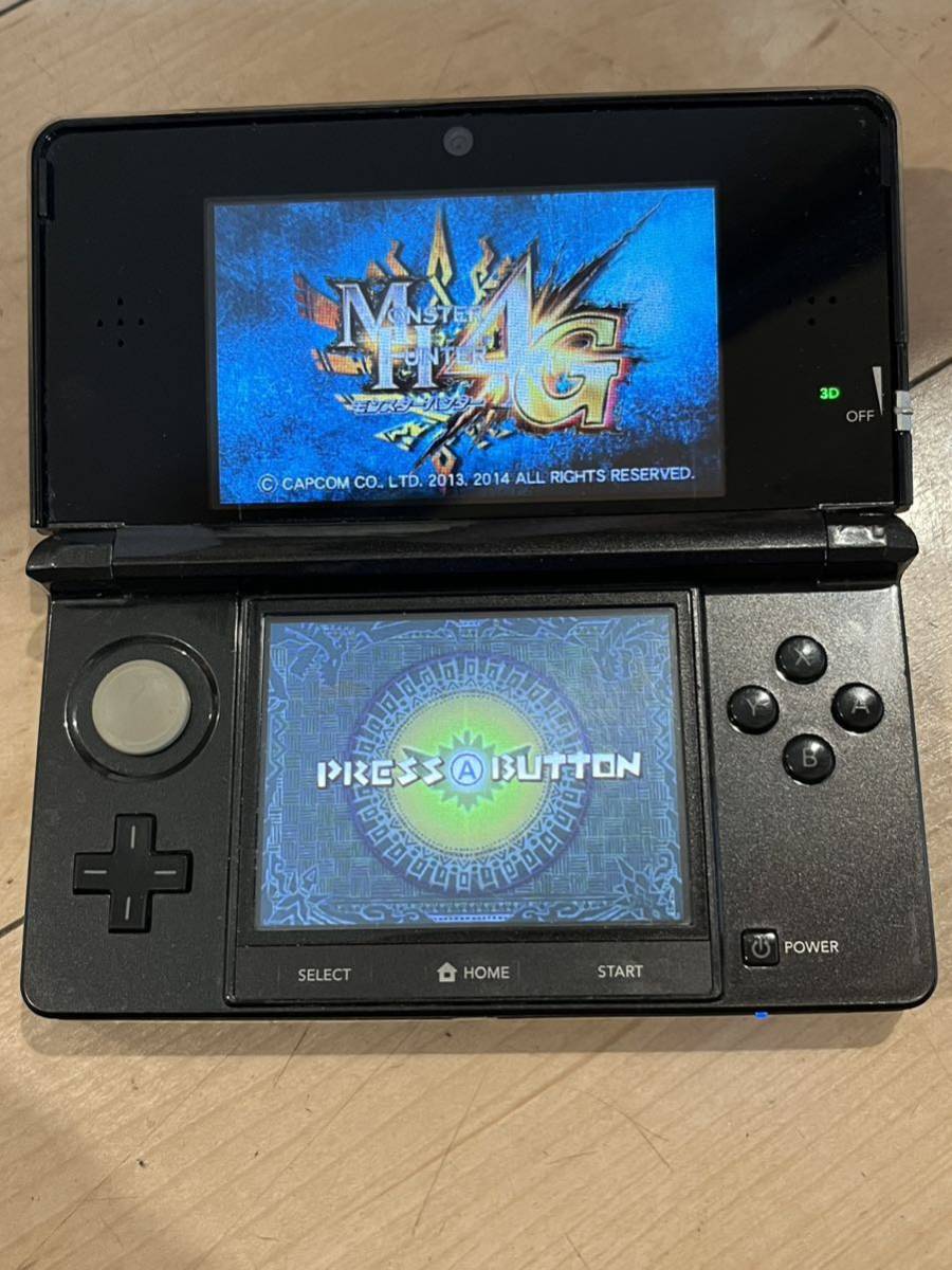 ☆動作確認済み Nintendo 3DS 本体 CTR-001 コスモブラック 本体