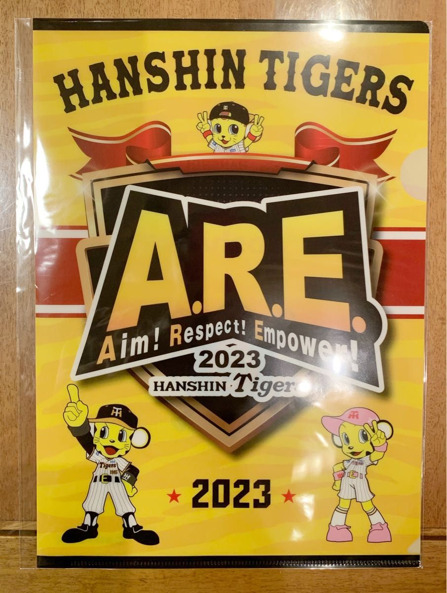 阪神タイガース　2023優勝記念　クリアファイル　ステッカー