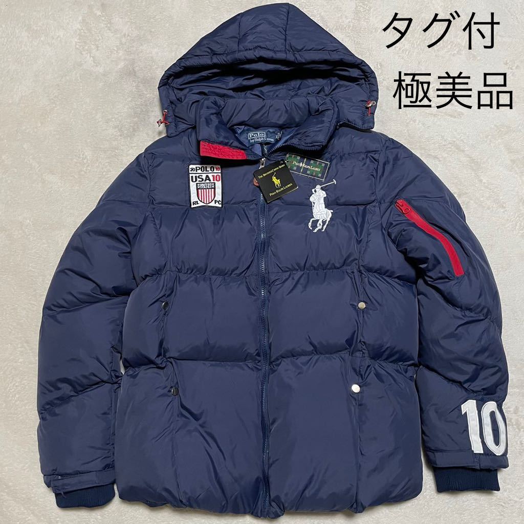 ラルフローレン ダウンジャケット RALPH LAUREN アメリカ 星条旗 背