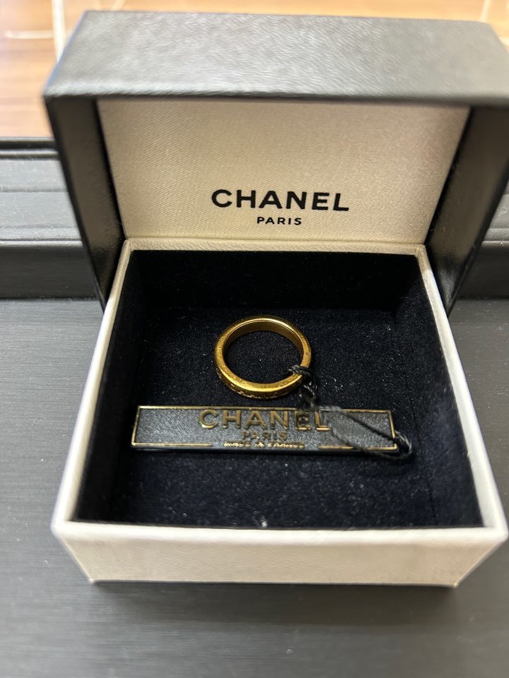 サイズ交換ＯＫ】 正規品 CHANEL】シャネル リング・指輪 1３号 金属製