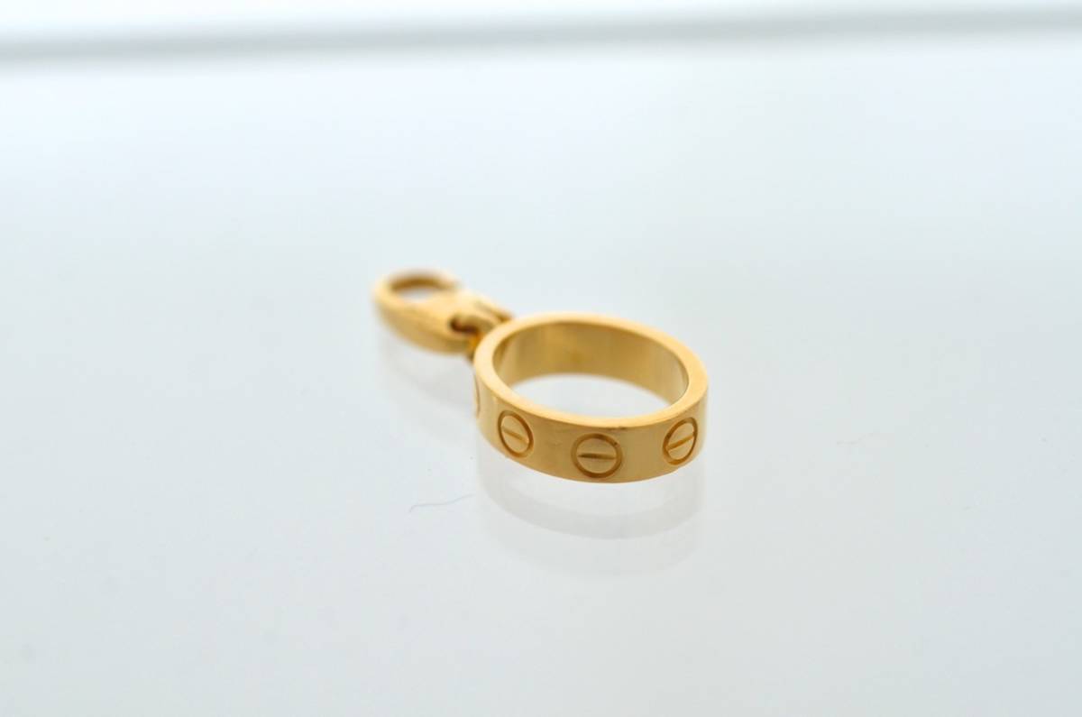 [ new same goods ] Cartier *750YG*K18YG* Rav charm * pendant top * yellow gold 