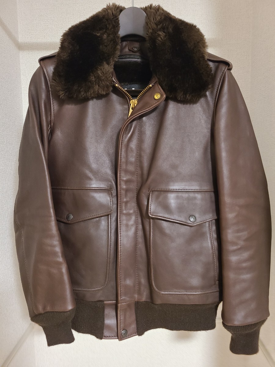 80s USA製 US SHEEPSKIN ランチジャケット ムートン M-