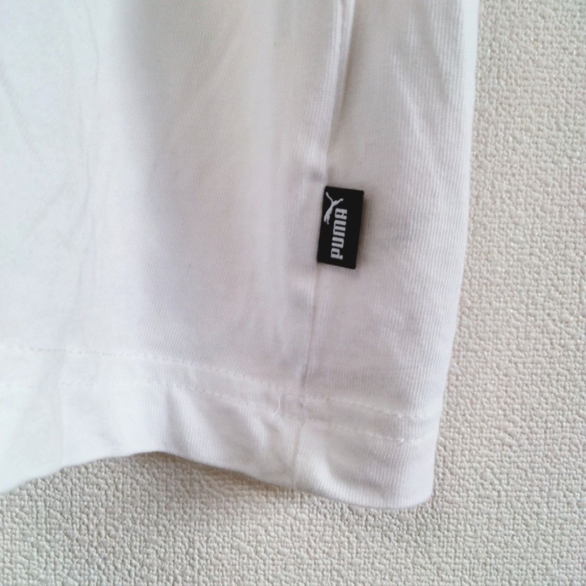 PUMA　プーマ　古着　半袖　Ｔシャツ　サイズXL　カジュアル　白　ホワイト　ロゴ　#15