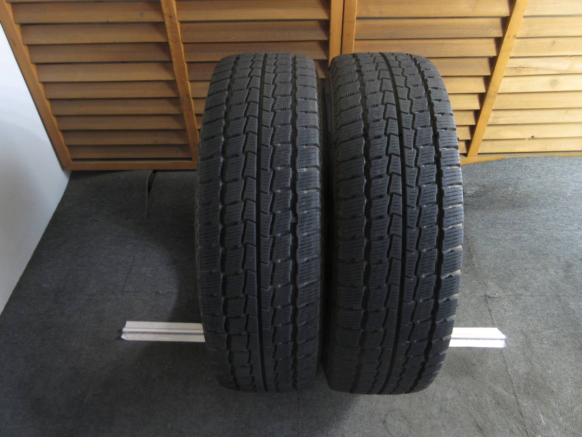 G1310 ②★冬★195/80R15 107/105L LT Hankook WINTER RW06 4本セット_画像2