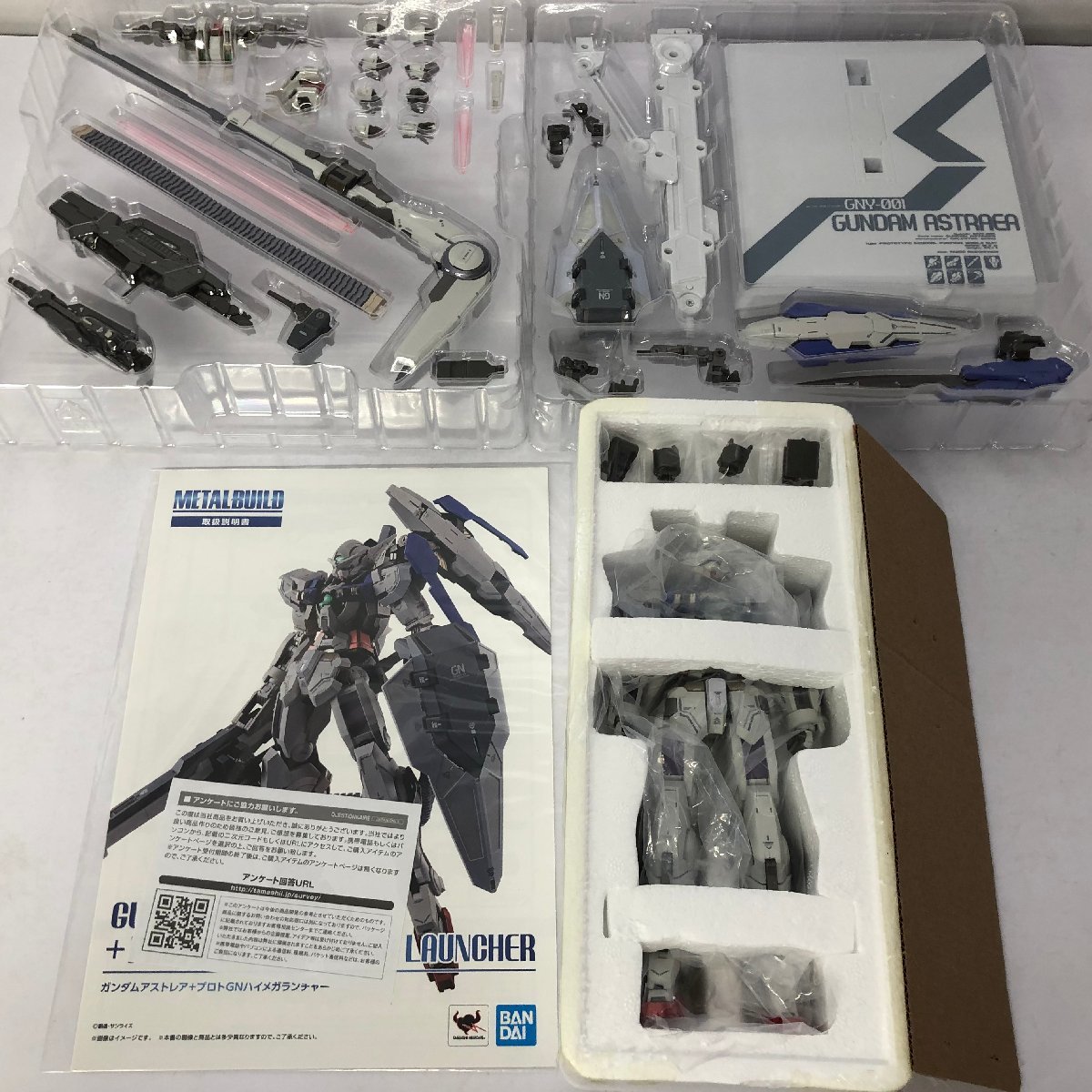 高い素材 ガンダムアストレア+プロトGNハイメガランチャー BUILD