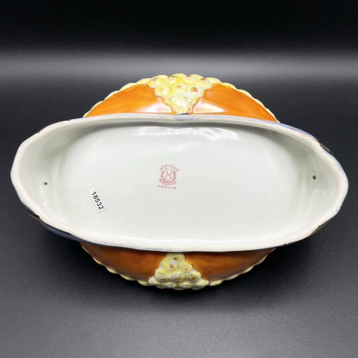 ◇図録掲載シリーズ◇ オールドノリタケ Noritake デコレディ シスターズボウル ラスター彩 アールデコ アンティーク_画像8