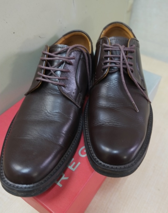 魅力的な価格 美品 REGAL ビブラムソール Vibram 茶 24.5㎝ ストレート
