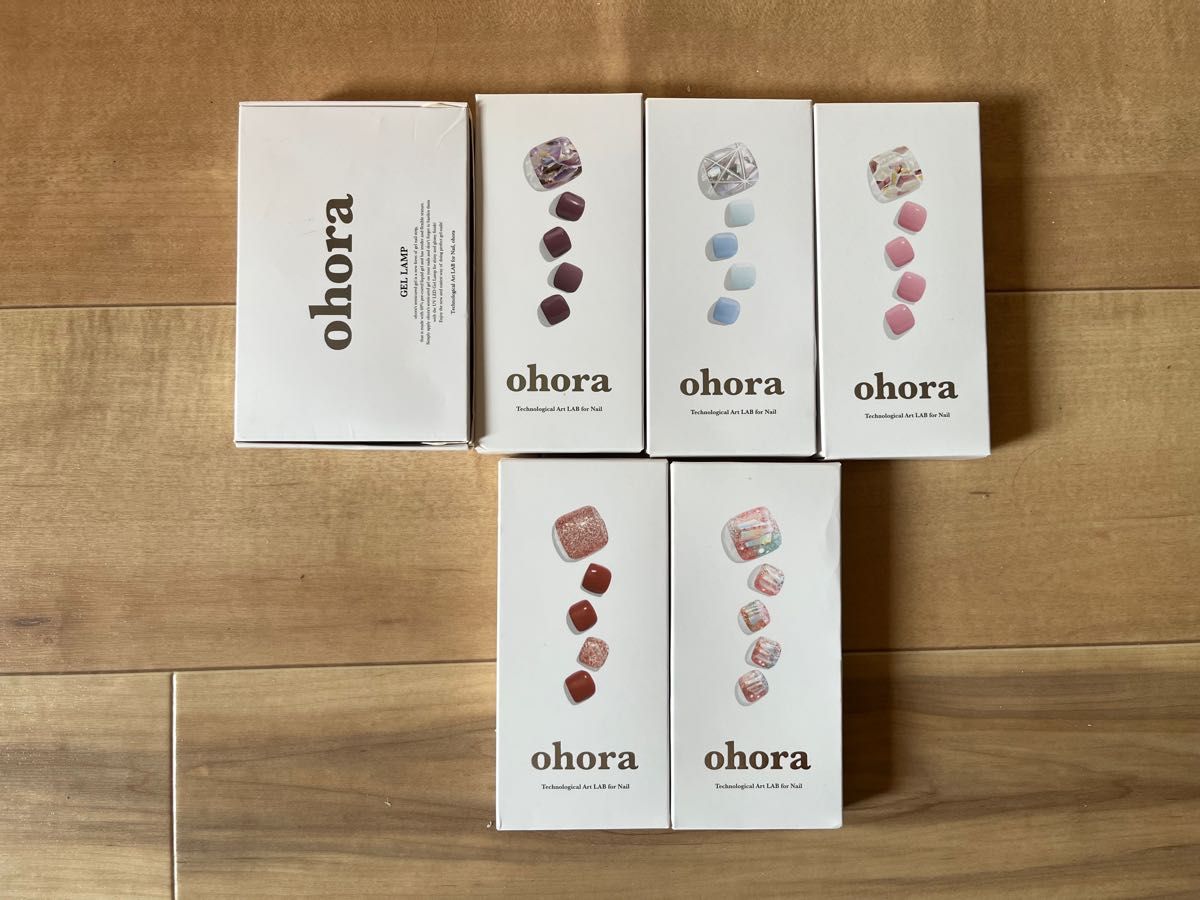 ohora オホーラ UVライト&ジェルフットネイルシール セット ohora オホーラ UVライト&ジェルフットネイルシール セット