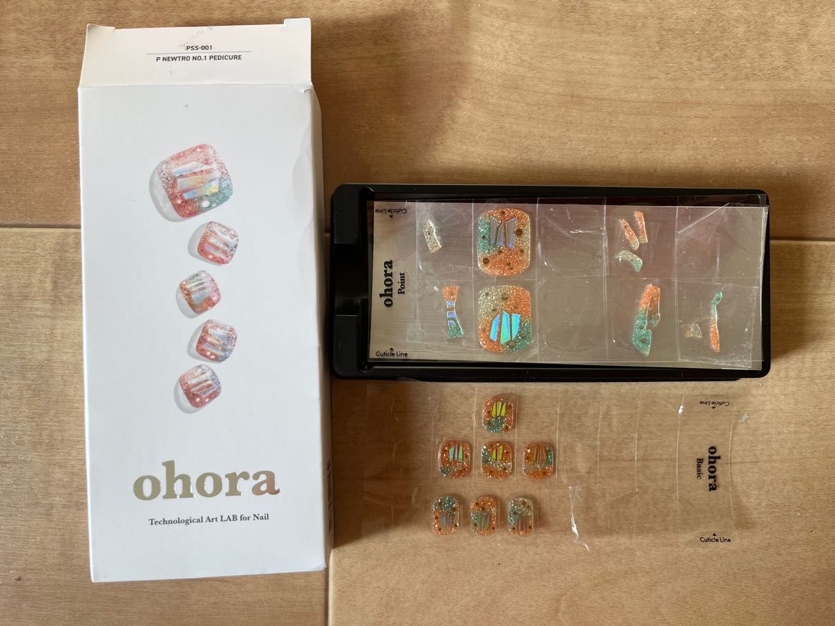 ohora オホーラ UVライト&ジェルフットネイルシール セット ohora オホーラ UVライト&ジェルフットネイルシール セット