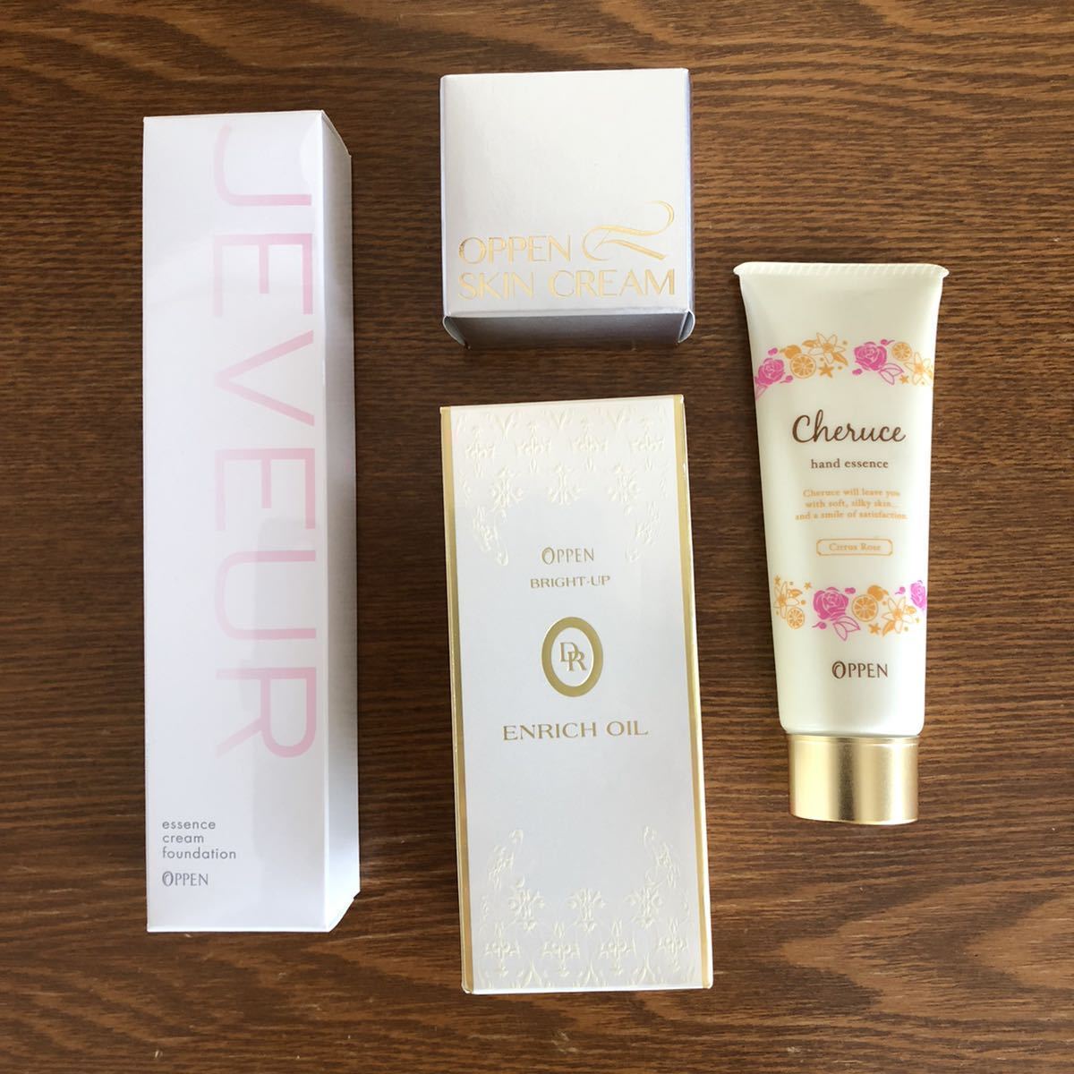 オッペン化粧品 ハンドエッセンス スキンクリーム ファンデーション エンリッチオイル エッセンスクリーム まとめて セット