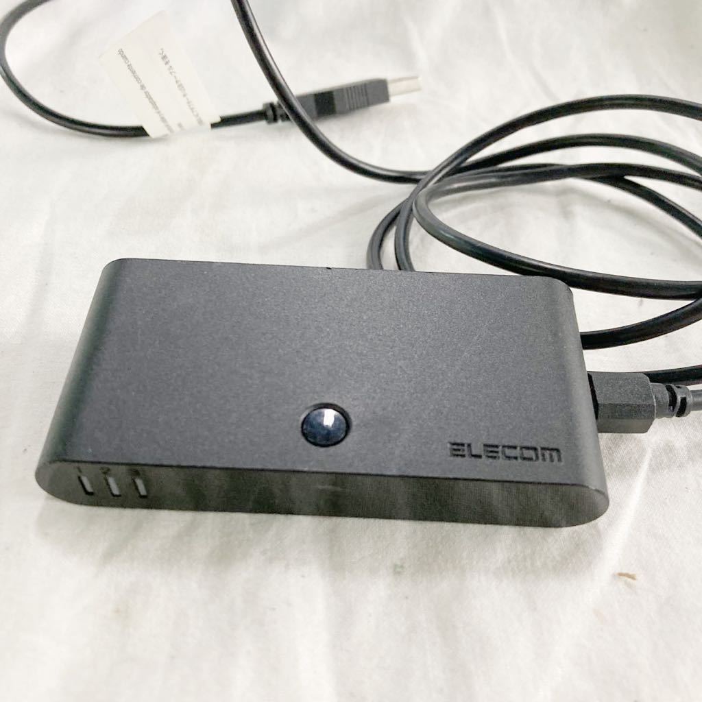 ELECOM エレコム HDMI切替器 自動切替機能 3入力 1出力 2K(1080p) DH-SW31BK 現状品　【OGOS-519】_画像4