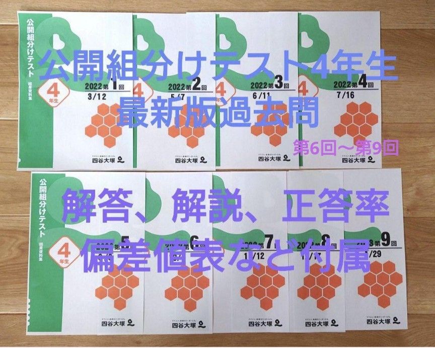 四谷大塚公開組分けテスト 4年生過去問最新版|Yahoo!フリマ(旧 四谷大塚公開組分けテスト 4年生過去問最新版|Yahoo!フリマ(旧