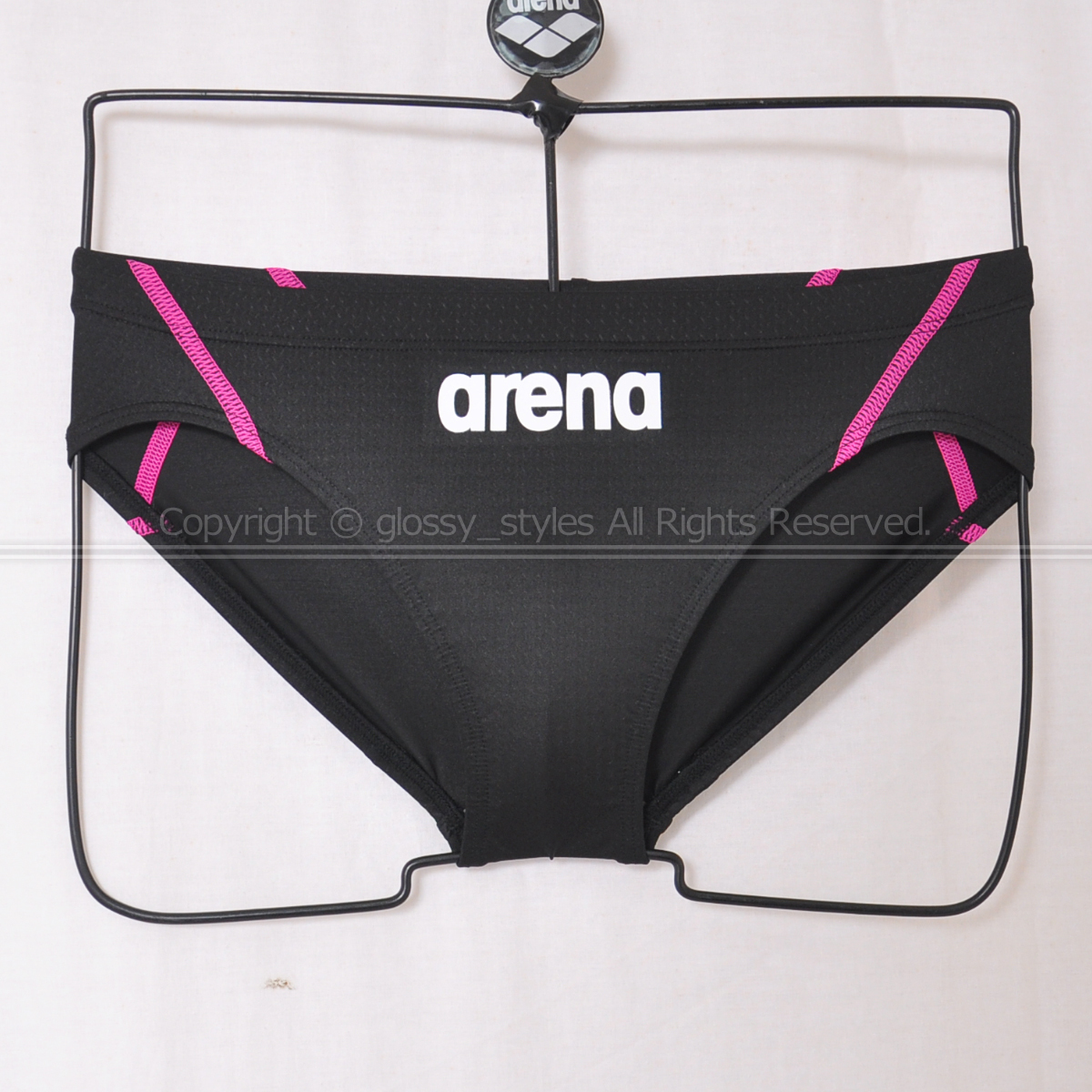 K1844-03# прекрасный товар arena Arena AQUA XTREME limi k. хлеб бумеранг .. купальный костюм FINA одобрение ARN-1023M черный × розовый M