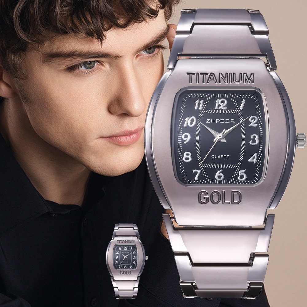 ZPT528☆メンズ腕時計　ブルガリのエルゴンっぽいデザインがかっこいい_画像2