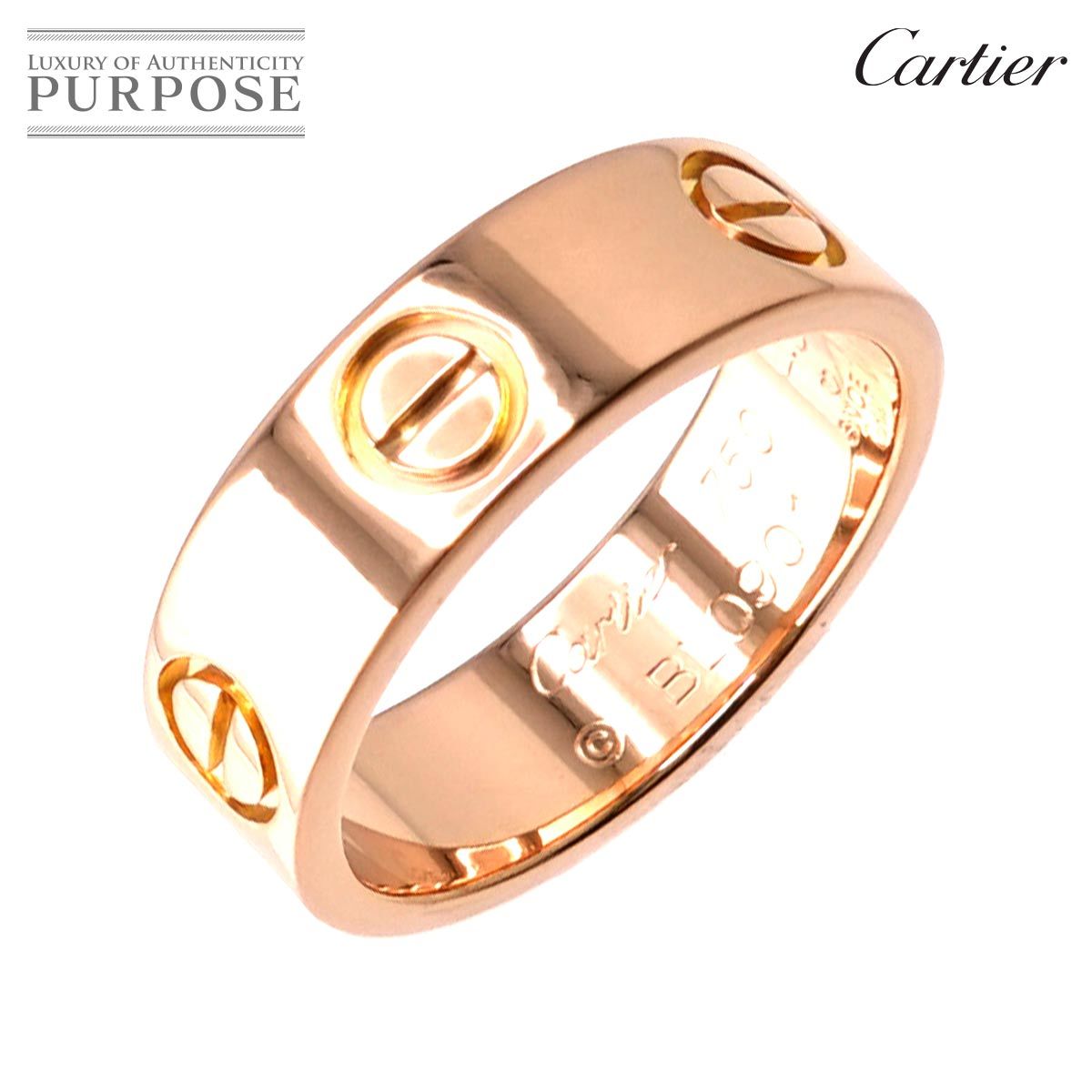 ★大人気商品★ リング #49 ラブ Cartier カルティエ K18 90199052 Ring Love 指輪 750 ピンクゴールド PG ピンクゴールド