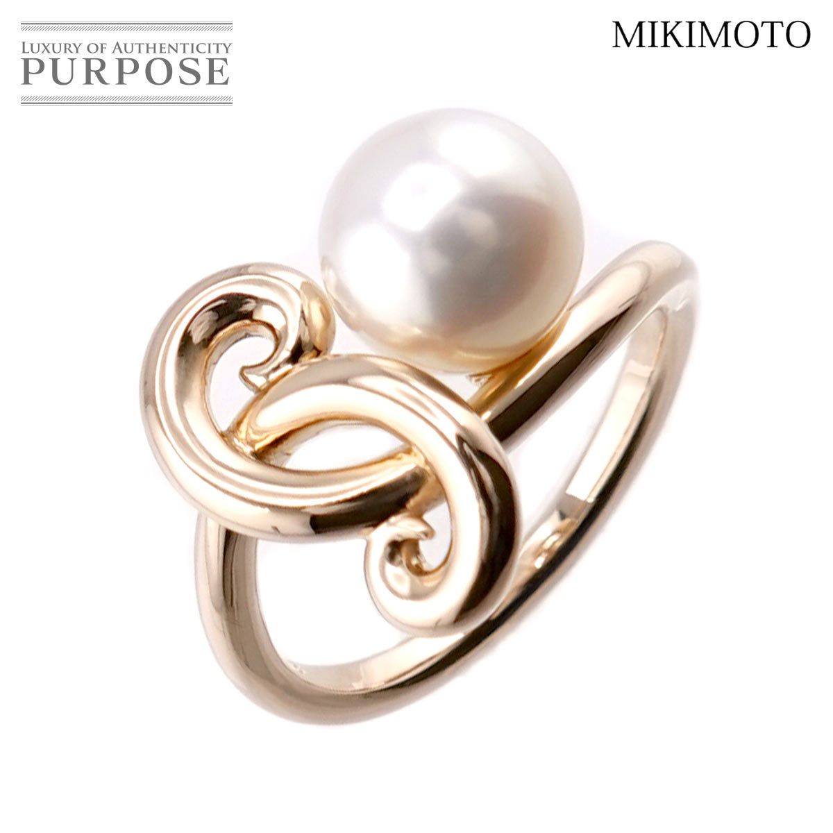 結婚祝い 7.4mm アコヤ真珠 MIKIMOTO ミキモト 7.5号 90202259 Ring