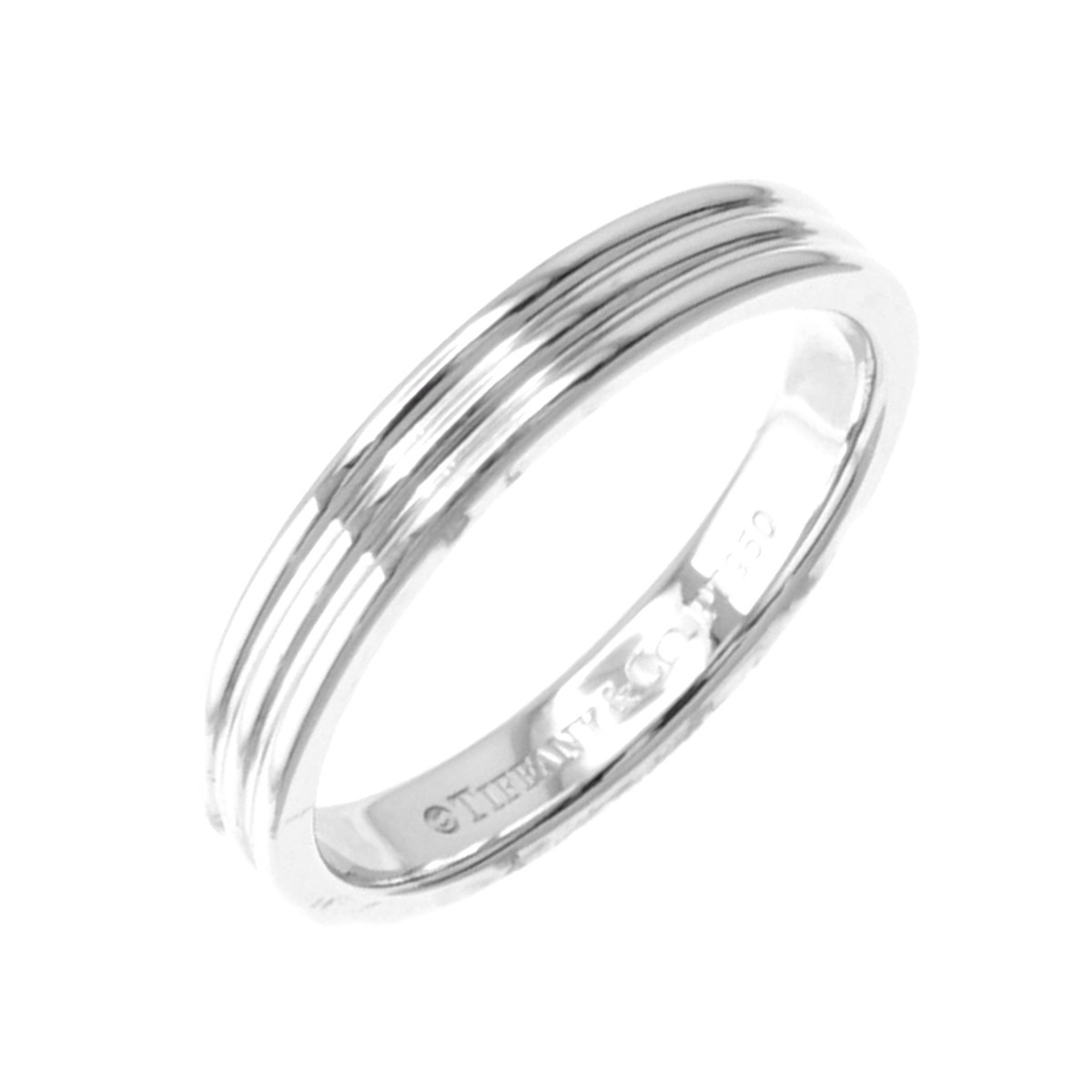 初回限定】 バンド 3ロウ TIFFANY&Co. ティファニー 8号 90201038 Ring