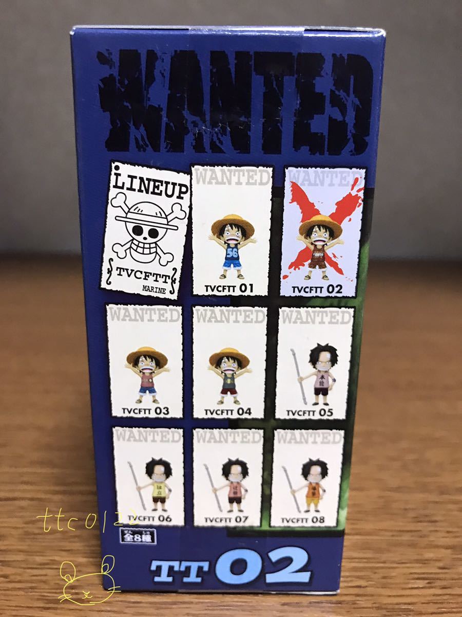 新品未使用 ONEPIECE (ワンピース) ワールドコレクタブル フィギュア 〜文字絵文字タンクトップver.〜【TT02 モンキー・D・ルフィ】送料220_画像2