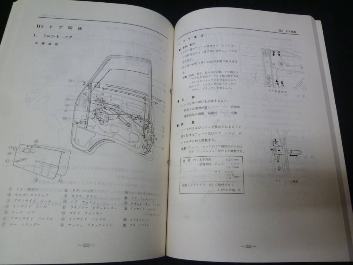 [ Showa 53 год ] Nissan Datsun Sunny Vanette / Cherry Vanette C120 / PC120 / PGC120 / VC120 / KPC120 type обслуживание точка документ книга@ сборник 